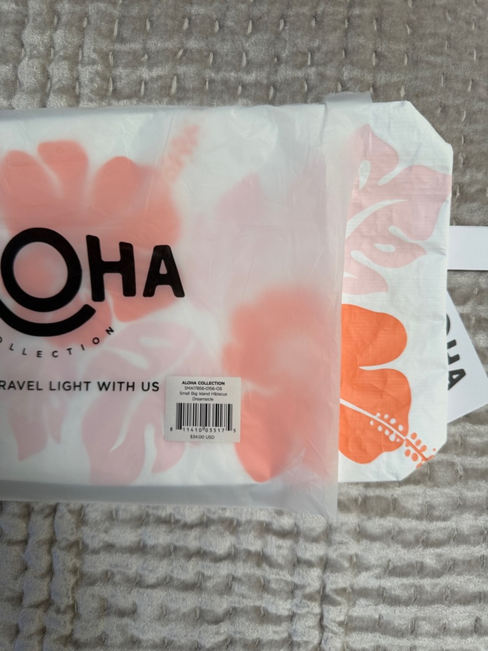 NWT Aloha Big island Hibicus Small Pouch - Picture 6 of 10